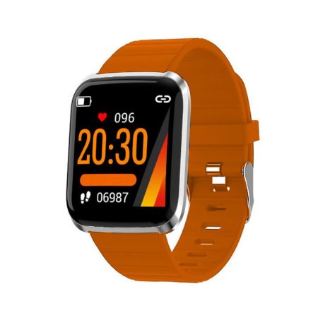 ID116 PRO Smart Watch-Orange-Line PRO este cea mai bună alegere pentru sportivi.