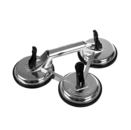 Tripla tapadókorongos emelő Üveg,Csempe mozgatásához – 33×23×18.5 cm - 150 kg teherbírás