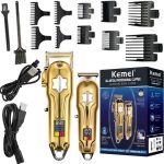   Kemei KM-2011 két darabos vezeték nélküli hajvágó szett