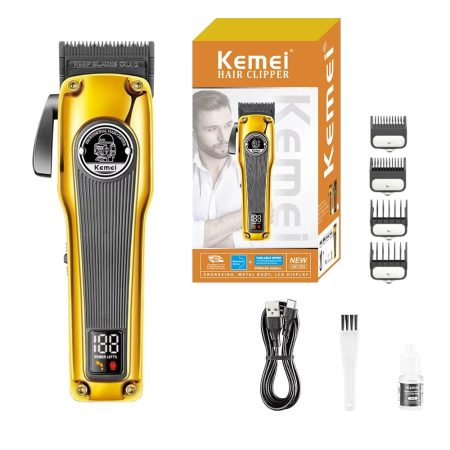 Kemei KM-1825 professzionális vezeték nélküli hajvágó