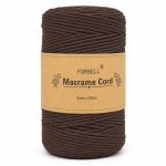  Forbell barna makraméfonal kreatív kézműves munkákhoz, 2 mm × 300 m