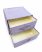 Összecsukható textil tároló 2 fiókkal, 30,5 × 30 × 22,5 cm, lila Összecsukható textil tároló 2 fiókkal, 30,5 × 30 × 22,5 cm, lila