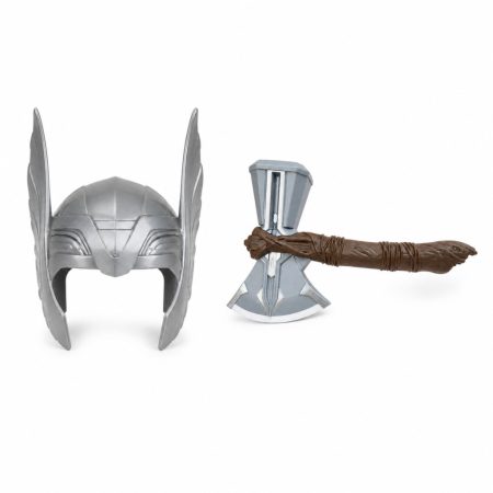 Thor viking jelmezszett szárnyas sisakkal és világító játékbaltával, 2 részes Thor viking jelmezszett szárnyas sisakkal és világító játékbaltával, 2 részes