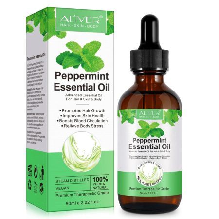 ALIVER borsmenta illóolaj, természetes és vegán, 60 ml ALIVER borsmenta illóolaj, természetes és vegán, 60 ml