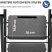 KINGRACK 3-Step Folding Ladder, Black, with Safety Lock KINGRACK 3-Step Folding Ladder, Black, with Safety Lock