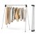 KINGRACK Foldable Stainless Steel Clothes Dryer, Black KINGRACK Foldable Stainless Steel Clothes Dryer, Black