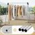 KINGRACK Foldable Stainless Steel Clothes Dryer, Black KINGRACK Foldable Stainless Steel Clothes Dryer, Black
