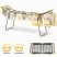 KINGRACK Extendable Large Clothes Dryer, Yellow KINGRACK Extendable Large Clothes Dryer, Yellow