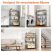 KINGRACK 4-Tier Metal Storage Shelf with Side Hooks, Black