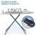 KINGRACK Adjustable, Full-Size Ironing Board, Gray