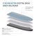 KINGRACK Adjustable Ironing Board with Silicone Iron Holder, Blue and Yellow