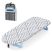 KINGRACK Tabletop, Foldable Mini Ironing Board, White and Blue