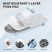 KINGRACK Tabletop, Foldable Mini Ironing Board, White and Blue