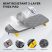 KINGRACK Tabletop, Foldable Mini Ironing Board with Iron Holder, Gray-Yellow