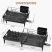 KINGRACK Pull-Out Stainless Steel Dish Rack, Black