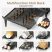 KINGRACK Pull-Out Stainless Steel Dish Rack, Black