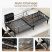 KINGRACK Pull-Out Stainless Steel Dish Rack, Black