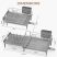 KINGRACK Pull-Out Stainless Steel Dish Rack, Gray