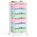 KINGRACK Rolling Storage Cart with 6 Drawers, Assorted Colors KINGRACK Rolling Storage Cart with 6 Drawers, Assorted Colors