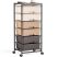KINGRACK Rolling Storage Cart with 6 Drawers, Brown