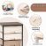 KINGRACK Rolling Storage Cart with 6 Drawers, Brown