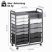 KINGRACK Rolling Storage Cart with 14 Drawers, Gray