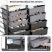 KINGRACK Rolling Storage Cart with 14 Drawers, Gray