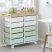 KINGRACK Rolling Storage Cart with 10 Drawers, Green