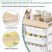 KINGRACK Rolling Storage Cart with 10 Drawers, White KINGRACK Rolling Storage Cart with 10 Drawers, White