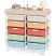 KINGRACK Rolling Storage Cart with 10 Drawers, Colorful KINGRACK Rolling Storage Cart with 10 Drawers, Colorful