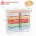 KINGRACK Rolling Storage Cart with 10 Drawers, Colorful KINGRACK Rolling Storage Cart with 10 Drawers, Colorful