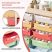 KINGRACK Rolling Storage Cart with 10 Drawers, Colorful KINGRACK Rolling Storage Cart with 10 Drawers, Colorful
