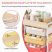 KINGRACK Rolling Storage Cart with 10 Drawers, Colorful KINGRACK Rolling Storage Cart with 10 Drawers, Colorful