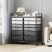 KINGRACK Rolling Storage Cart with 12 Drawers, Gray