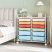 KINGRACK Rolling Storage Cart with 12 Drawers, Assorted Colors