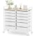 KINGRACK Rolling Storage Cart with 12 Drawers, White KINGRACK Rolling Storage Cart with 12 Drawers, White