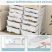 KINGRACK Rolling Storage Cart with 12 Drawers, White KINGRACK Rolling Storage Cart with 12 Drawers, White