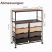 KINGRACK Rolling Storage Cart with 8 Drawers, Brown
