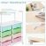 KINGRACK Rolling Storage Cart with 8 Drawers, Assorted Colors KINGRACK Rolling Storage Cart with 8 Drawers, Assorted Colors