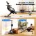 ONETWOFIT Foldable Magnetic Rowing Machine, 16 Levels, Bluetooth, Black