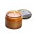 Decorative scented candle in a patterned glass jar with a lid – 4 colors