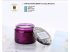Decorative scented candle in a patterned glass jar with a lid – 4 colors