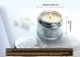 Decorative scented candle in a patterned glass jar with a lid – 4 colors