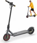   Riceel R50 350 W electric scooter with a range of 25–35 km and a top speed of 25 km/h — black — with turn signals