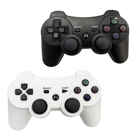 PS3 kompatibilis vezeték nélküli kontroller 2 db, fehér-fekete PS3 kompatibilis vezeték nélküli kontroller 2 db, fehér-fekete