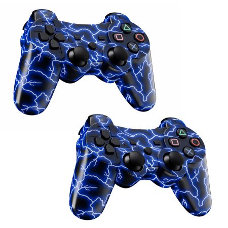 PS3 kompatibilis vezeték nélküli kontroller 2 db, kék PS3 kompatibilis vezeték nélküli kontroller 2 db, kék