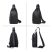 Waterproof Shoulder Bag with USB Charging Port