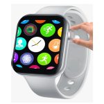 FK87 fehér okosóra ajándék elegáns szövet szíjjal 