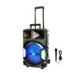   EchoeVibe neversleep 12 colos bluetooth-os gurulós parti hangszoró, mikrofonnal