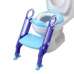 Bamny BCA-002 gyermek WC létra (puha párna) - kék lila
